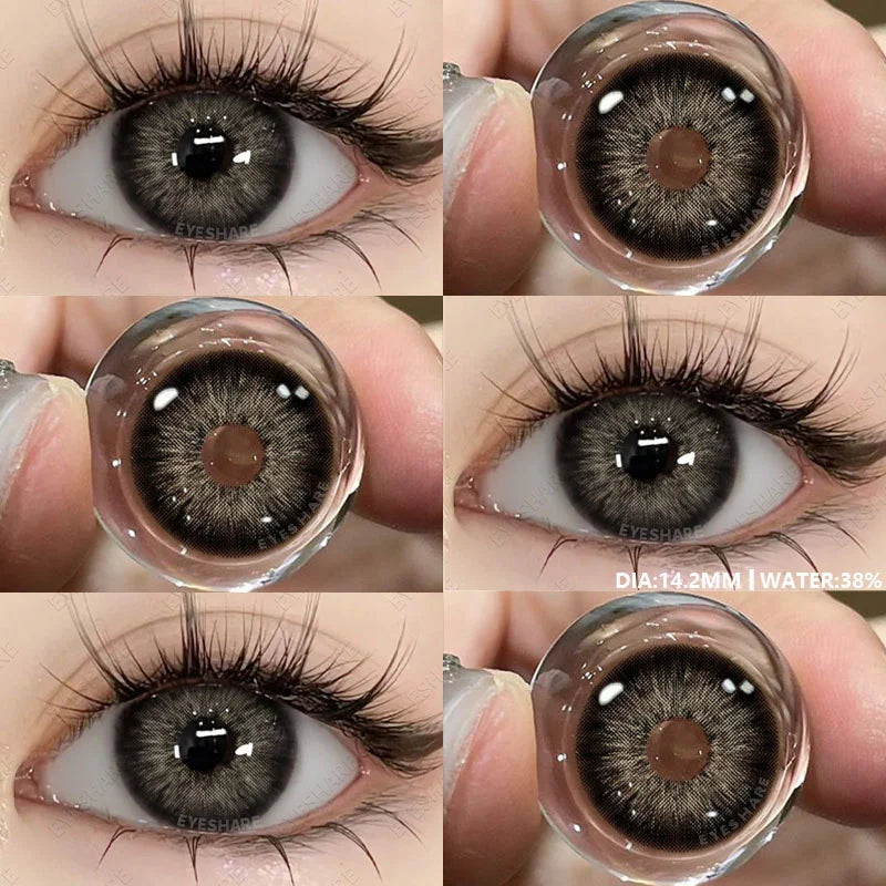 Lentilles de Contact Colorées Marron, Gris, Vert Bleu Effet Naturel 1 an PATAYA - SERBIE - RIAYDH