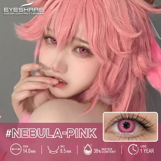 Lentilles Cosplay Anime – Effet Yeux Animés Intenses (Rouge, Sharingan, Blanc…) – 1 An