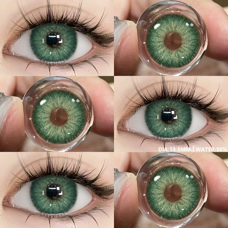 Lentilles de Contact Colorées Marron, Gris, Vert Bleu Effet Naturel 1 an PATAYA - SERBIE - RIAYDH