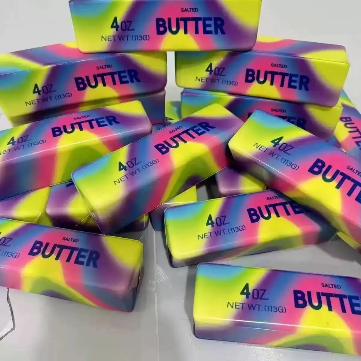 🍫 Jouet Anti-Stress Squishy Bâton de Beurre Chocolaté Remontée Lente