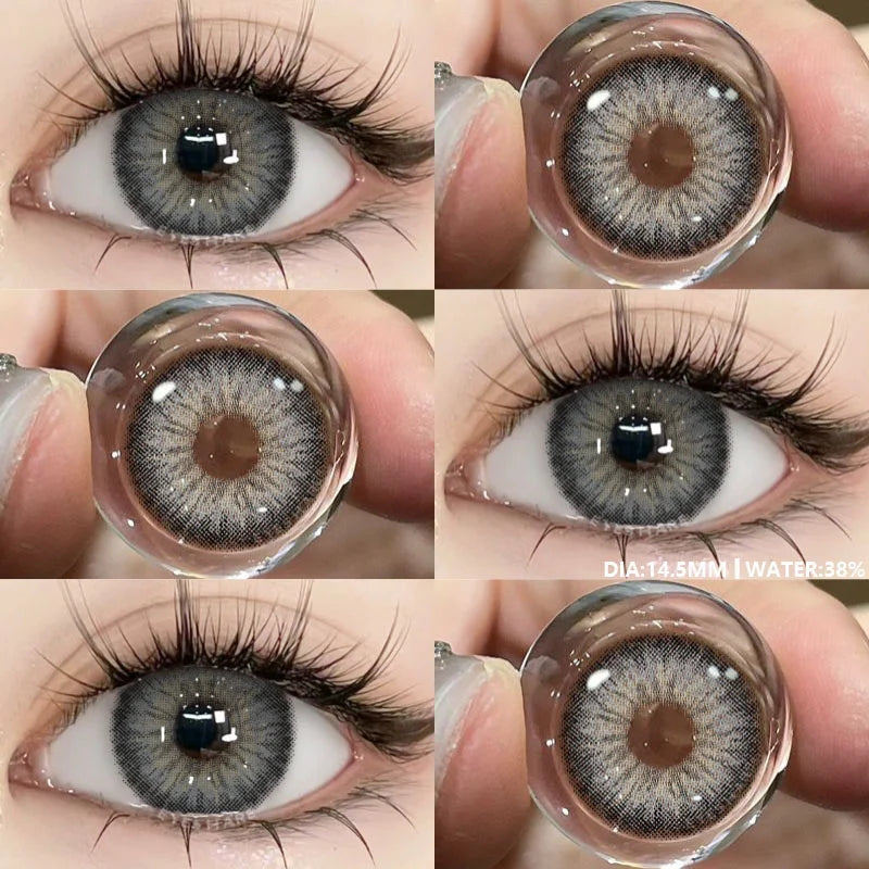 Lentilles de Contact Colorées Marron, Gris, Vert Bleu Effet Naturel 1 an PATAYA - SERBIE - RIAYDH