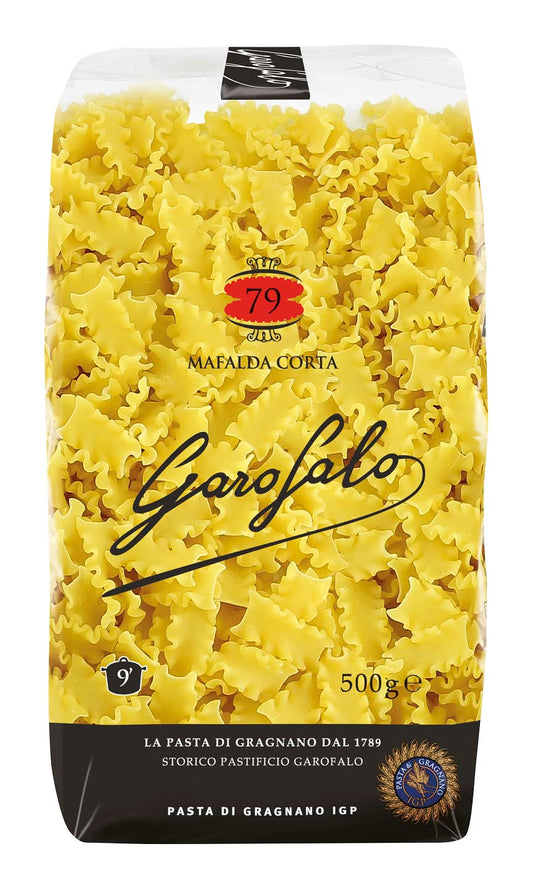 Pâtes mafalda corta GAROFALO - le sachet de 500g Lot De 4 - Par Lot