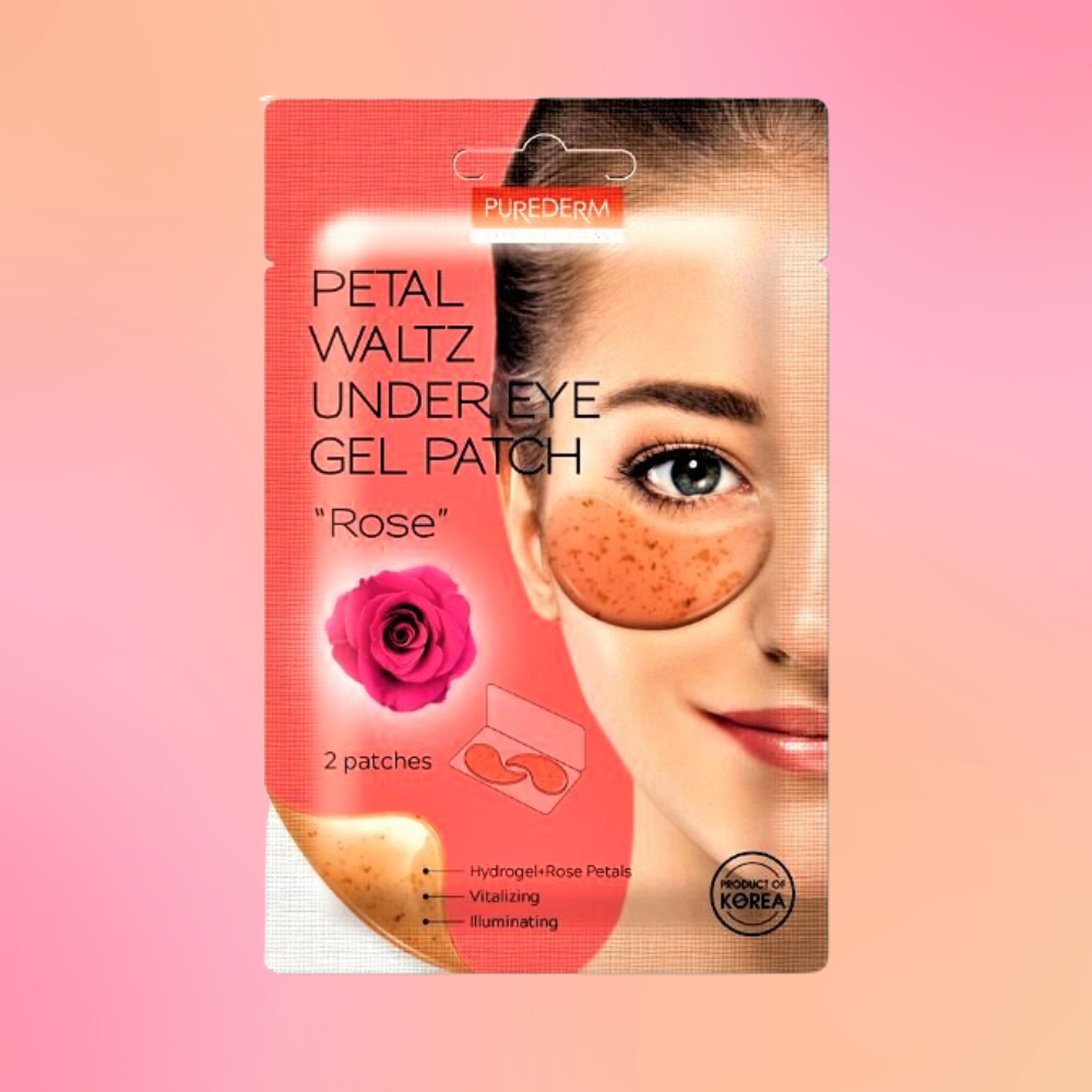 Patch Gel Yeux revitalisant et illuminant à la Rose Purederm