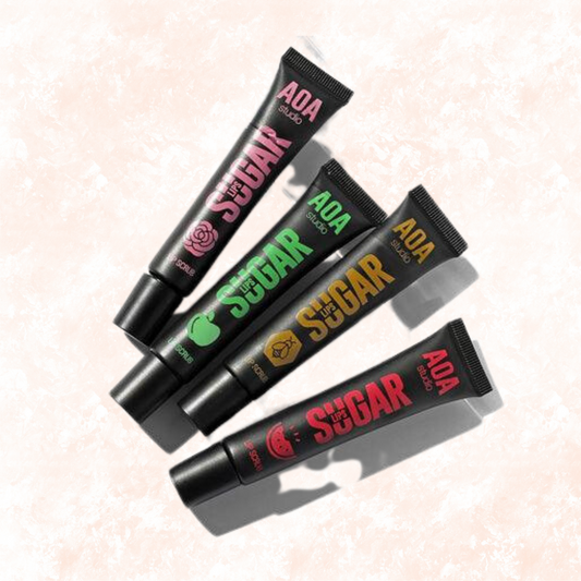 Gommage/ Exfoliant Lèvres hydratant aux grains de sucres parfumé en tube