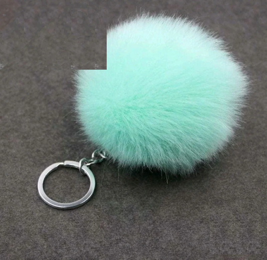 Llavero Joyas Bolso Pompón Suave Piel Mujer Moda Idea Regalo Coche Chica