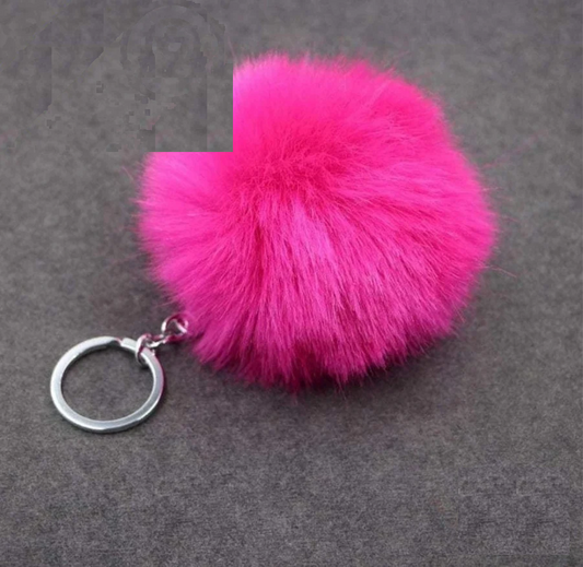 Llavero Joyas Bolso Pompón Suave Piel Mujer Moda Idea Regalo Coche Chica