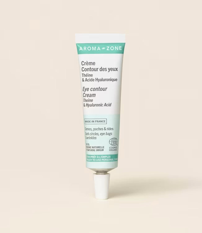 Aroma zone- Crème contour des yeux : Anti poches; anti rides ; Hydratant "15ml"
