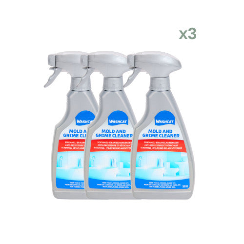 LOT DE 3 Washcat - Anti moisissure et détachant 500 ml - salle de bain, toilette