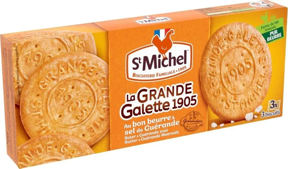 St Michel La grande galette 1905 au Sel de guérande Beurre Frais 1 paquet 150g