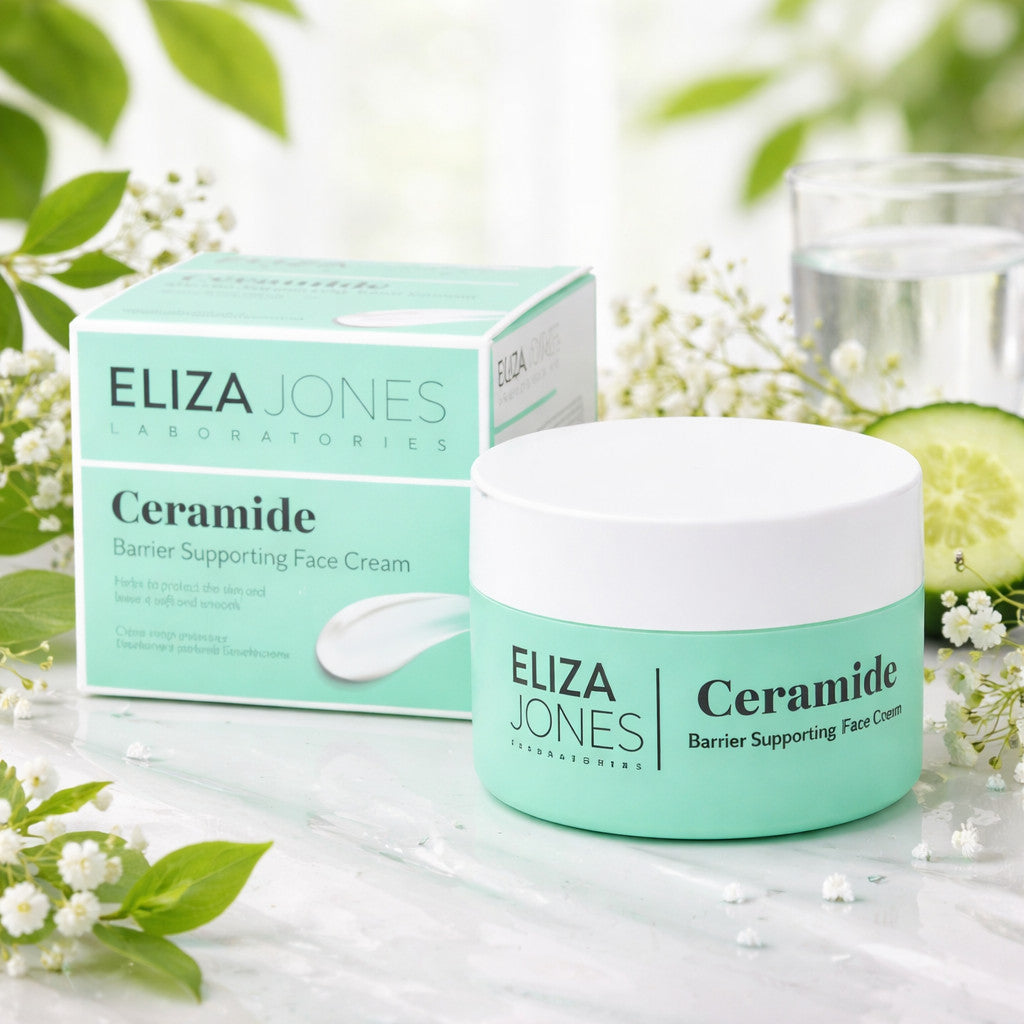 Eliza Jones Crème Visage Ceramide Protectrice Hydratante Vegan 50ml