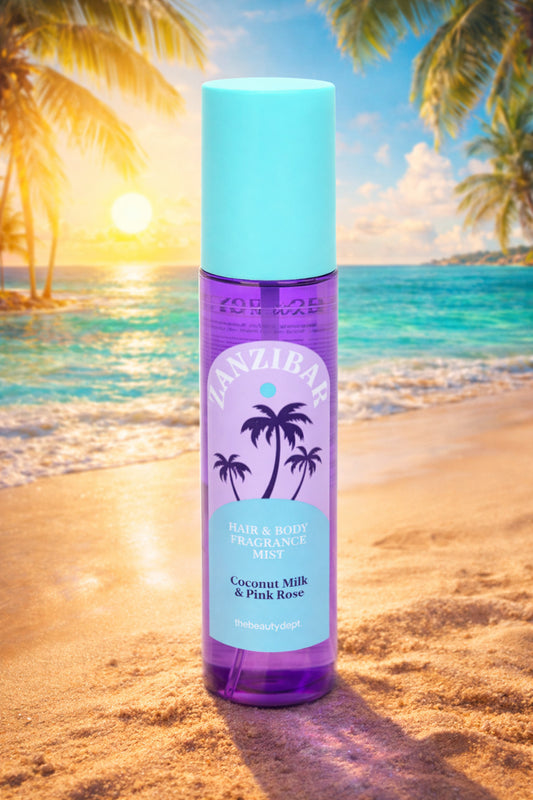 Brume Zanzibar pour le corps & cheveux The Beauty Dept. imitation Sol de Janeiro