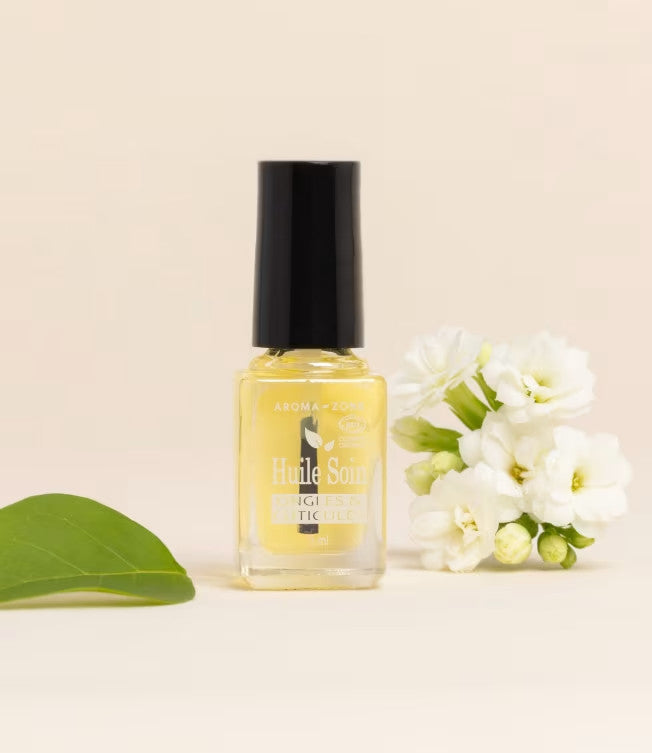 Aroma-zone Huile de Soin ongles & cuticules 100% naturelle ongles forts et beaux