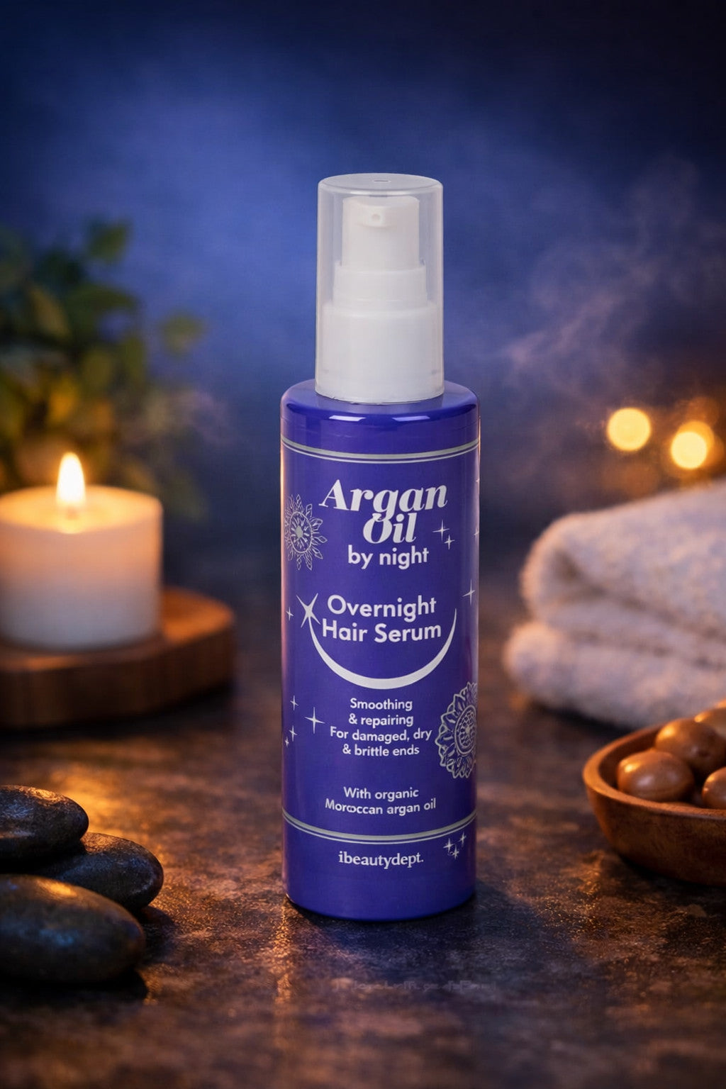 Beautydept. Sérum Capillaire de Nuit pour Cheveux Secs - Argan oil - réparation