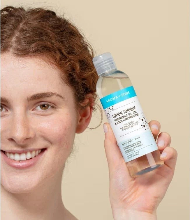 Lotion Tonique Niacinamide 5%, Zinc & Acide Hyaluronique 200ml anti-âge