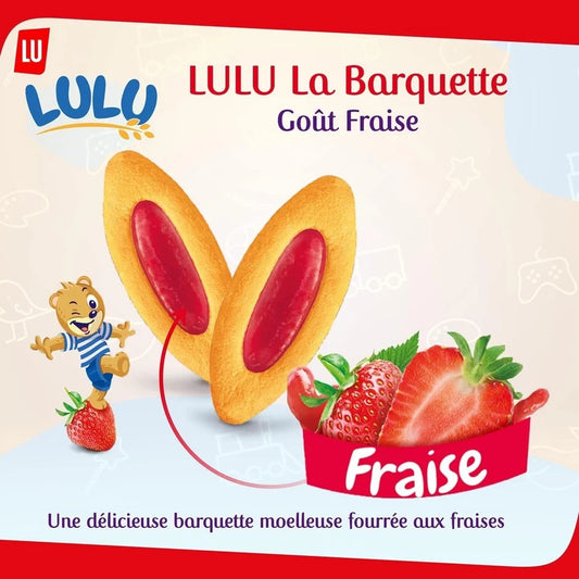 LU - La barquette fraise - Lot 2 paquets de biscuits fraise 120g