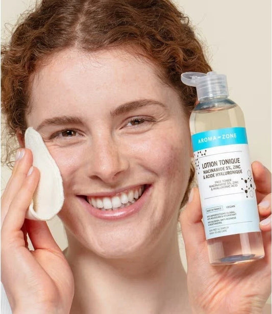 Lotion Tonique Niacinamide 5%, Zinc & Acide Hyaluronique 200ml anti-âge