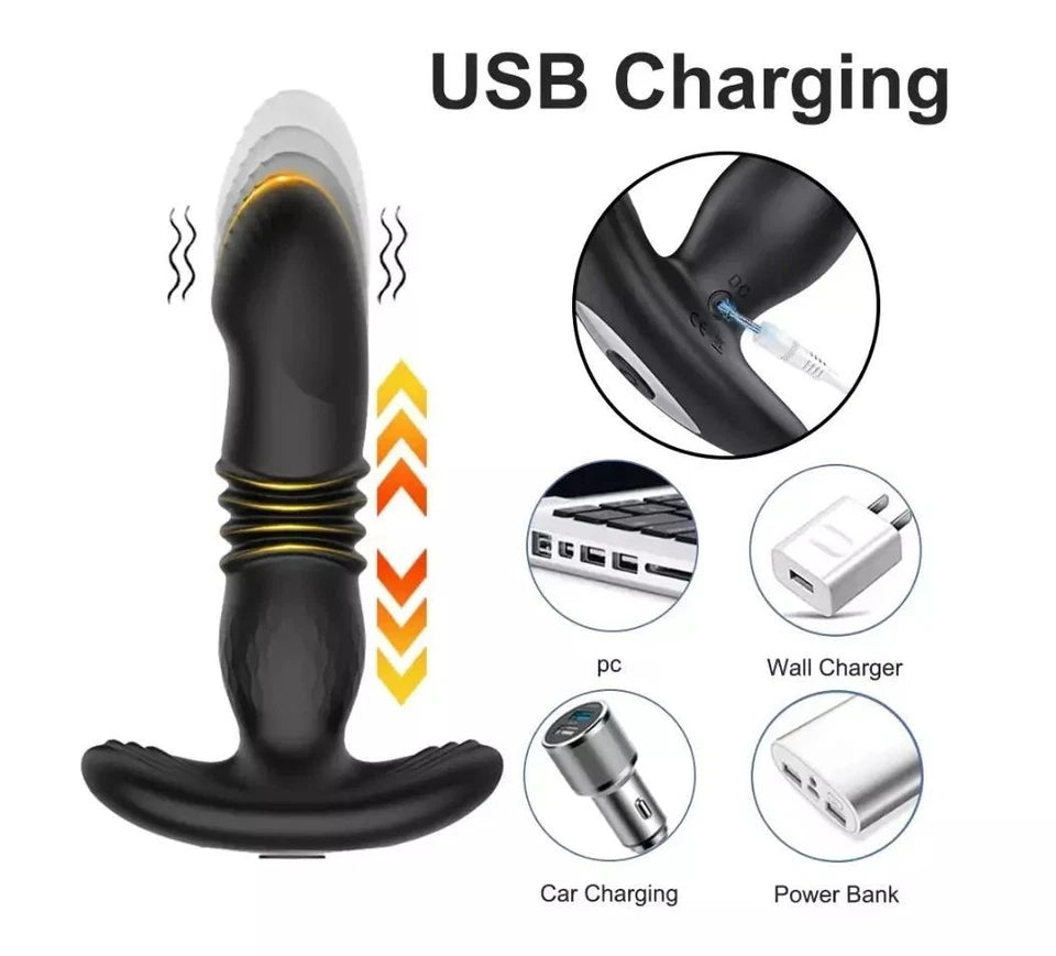 Gode Plug Anal Vibrant – Stimulateur Prostate et Jouet Adulte Femme ou Gay