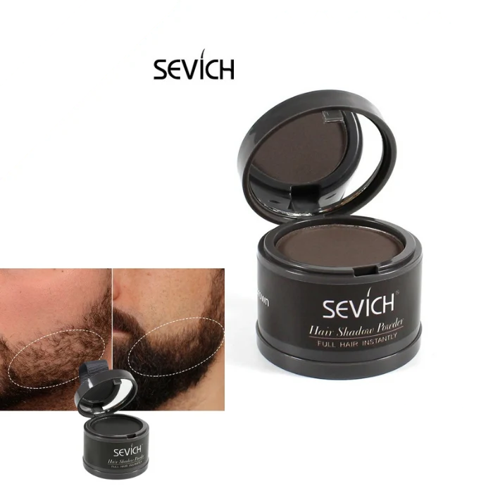 Sevich Poudre de Cheveux / barbe Densifiante Calvitie Fibers - teinte brun foncé