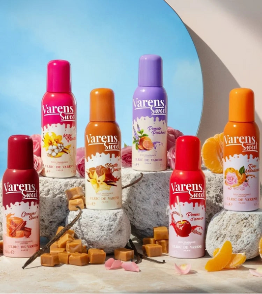 ULRIC DE VARENS - Body Fragrance Varens Sweet- Parfum & Déodorant Femme 2-en-1 - Vaporisateur - Spray - Lot de 2 x 150 ml