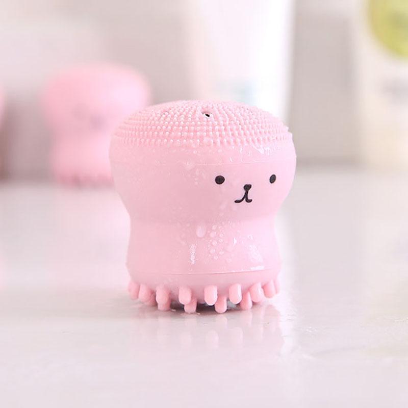 Brosse Nettoyante pour le Visage Rose Jellyfish Méduse - Mes Petits Moments