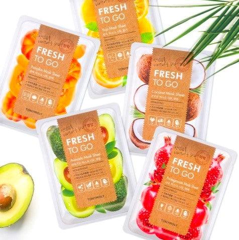 Masque visage coréen en tissu - Fresh To Go Collection de Tonymoly - Mes Petits Moments