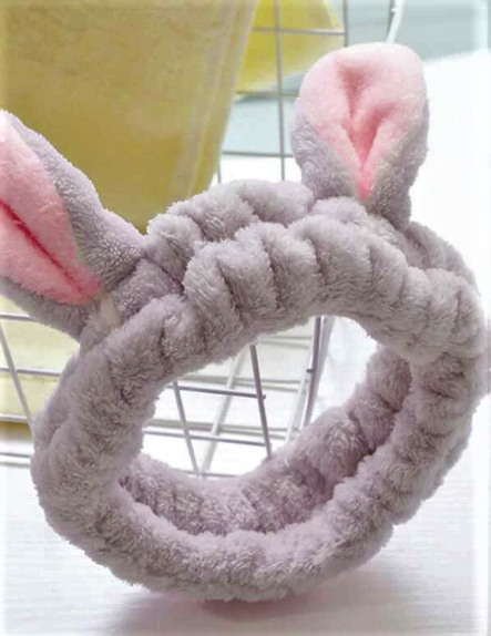 Artificiel astiques à cheveux en forme d'oreilles de lapin pour fille,  élastique, UL, vêtements de