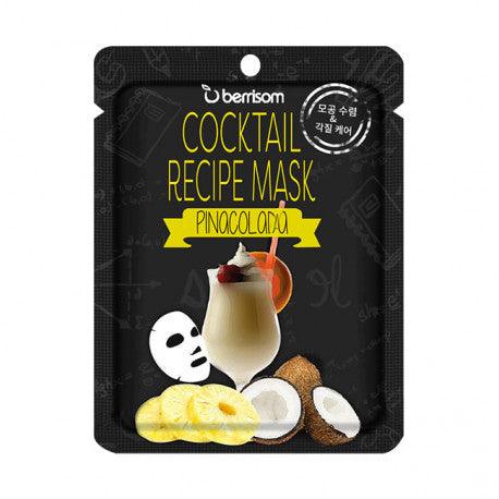 Masque visage coréen en tissu - Cocktail Collection de Berrisom - Mes Petits Moments